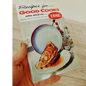 T-Fal Vtg 1974 Cookbook Recipes For Good Cooks by‎ Roger Gilmore Soft Cover 48pg